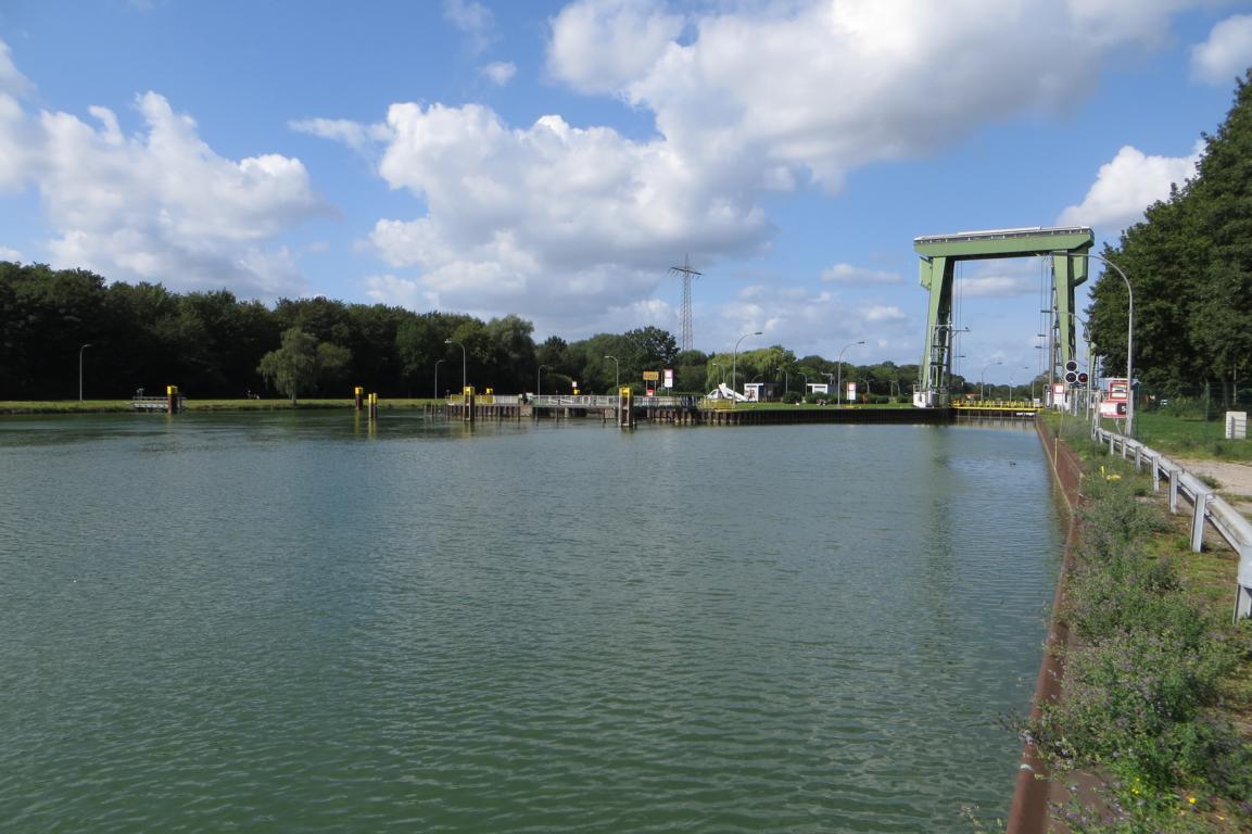 Schleuse Hünxe, Ostansicht Schleuse Hünxe, Ostansicht